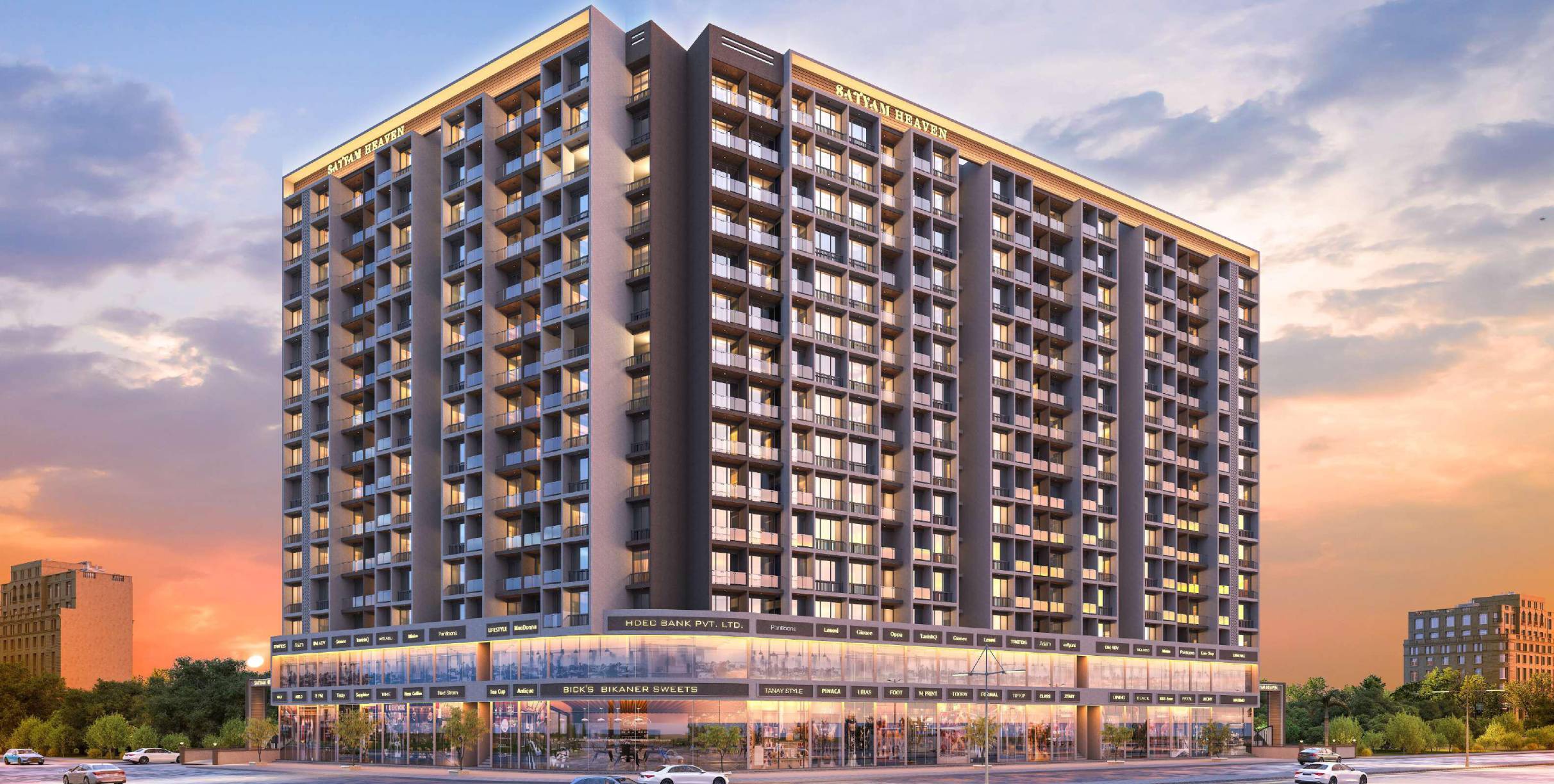 Satyam Heaven Kamothe Aerial